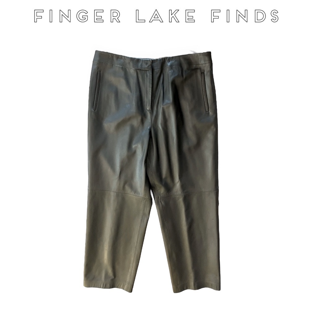 Talbots Leather Pants, 14P